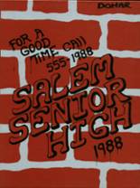 1988 Salem High School Yearbook from Salem, Ohio cover image