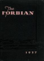 Forbes High School 1957 yearbook cover photo