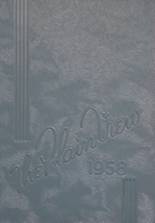 Plainview High School 1958 yearbook cover photo