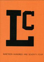 Lenoir City High School 1974 yearbook cover photo