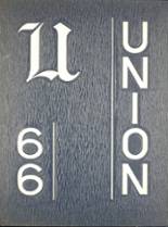 Union High School 1966 yearbook cover photo