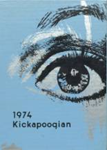 Kickapoo High School 1974 yearbook cover photo