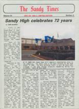Sandy Union High School 1986 yearbook cover photo