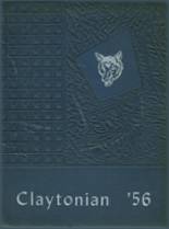 Clay City Community High School 1956 yearbook cover photo