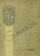 Spencer High School 1953 yearbook cover photo