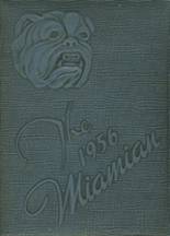 Miami High School 1956 yearbook cover photo