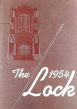 Lockport Township High School 1954 yearbook cover photo