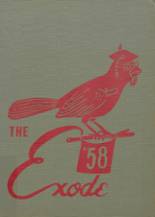 Thorntown High School 1958 yearbook cover photo