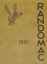 Randolph-Macon Academy 1951 yearbook cover photo