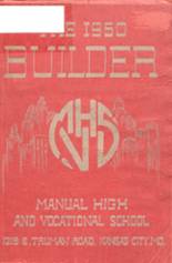 Manual High School 1950 yearbook cover photo
