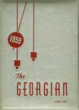 Fairchance-Georges High School 1959 yearbook cover photo