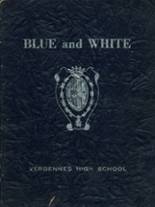 Vergennes Union High School 1953 yearbook cover photo