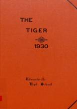 Edwardsville High School 1930 yearbook cover photo