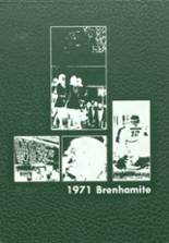 Brenham High School 1971 yearbook cover photo