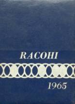 Rabun County High School 1965 yearbook cover photo