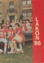 Laconia High School 1986 yearbook cover photo