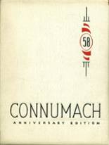 Franklin-Conemaugh Township Joint High School 1958 yearbook cover photo