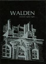 Walden School 1988 yearbook cover photo