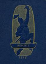 Middlebury High School 1949 yearbook cover photo