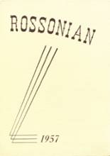 Ross High School 1957 yearbook cover photo