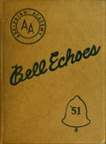 Adelphian Academy 1951 yearbook cover photo