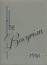 Bucyrus High School 1961 yearbook cover photo