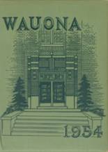 Portage High School 1954 yearbook cover photo