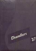 1957 Chandler's High School Yearbook from Auburn, Kentucky cover image