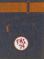 Fredericktown High School 1974 yearbook cover photo