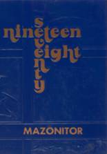 Mazon High School 1978 yearbook cover photo