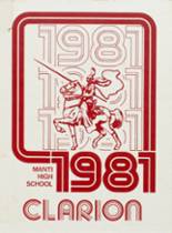Manti High School 1981 yearbook cover photo
