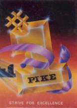 Pike High School 1988 yearbook cover photo