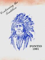 Pontiac Township High School 1991 yearbook cover photo
