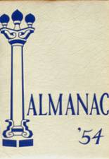 1954 Franklin High School Yearbook from Los angeles, California cover image