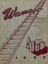 West Allis Central School 1953 yearbook cover photo