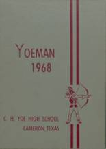 Yoe High School 1968 yearbook cover photo