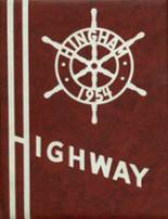 Hingham High School 1954 yearbook cover photo