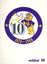 Ukiah High School 1988 yearbook cover photo