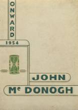 John McDonogh Senior High School 1954 yearbook cover photo