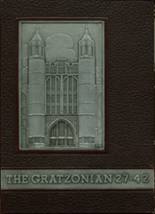 Gratz High School 1942 yearbook cover photo