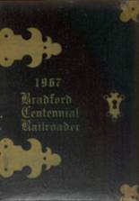 Bradford High School 1967 yearbook cover photo