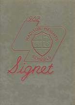 Madison Heights High School 1962 yearbook cover photo
