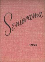 1955 Badger High School Yearbook from Kinsman, Ohio cover image