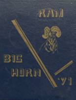 Big Horn High School 1971 yearbook cover photo