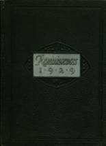 Washington Irving High School 1929 yearbook cover photo