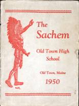 Old Town High School 1950 yearbook cover photo