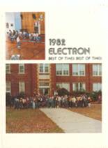 Riverton High School 1982 yearbook cover photo