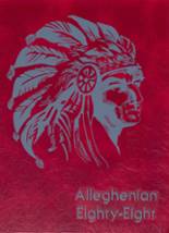 West Allegheny High School 1988 yearbook cover photo