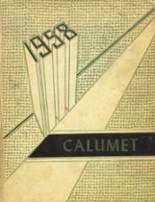 Clayton Central School 1958 yearbook cover photo