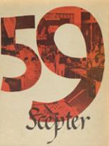 Central Catholic High School 1959 yearbook cover photo